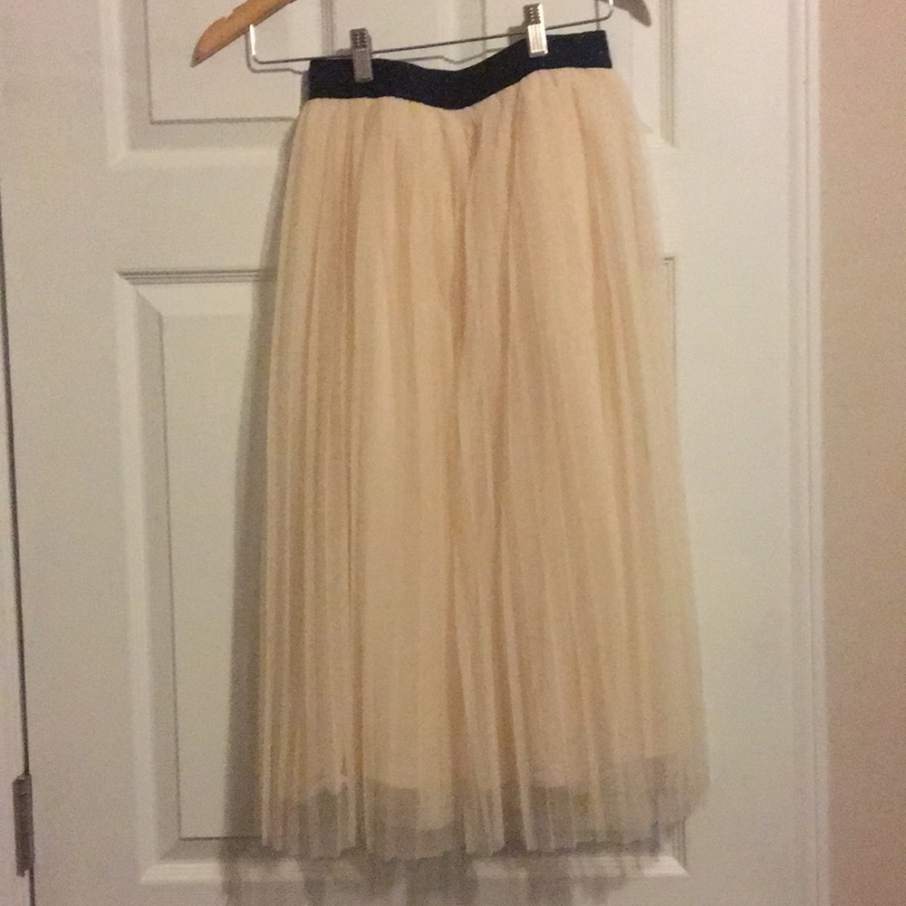 Chiffon midi skirt